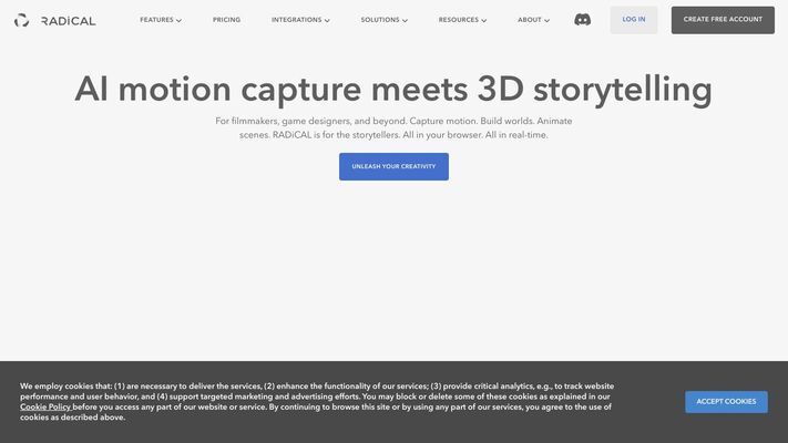 AI motion capture and 3D scene design