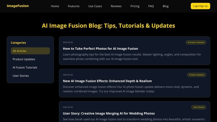 AI Image Fusion Tool
